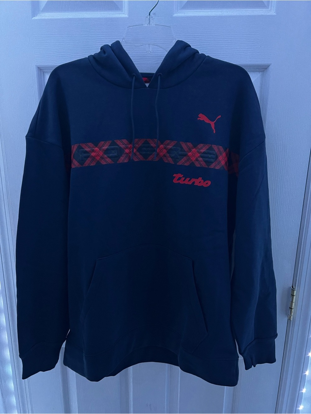 Puma Porsche Legacy Statement Pullover Hoodie Club Navy 626366-03 Size Large